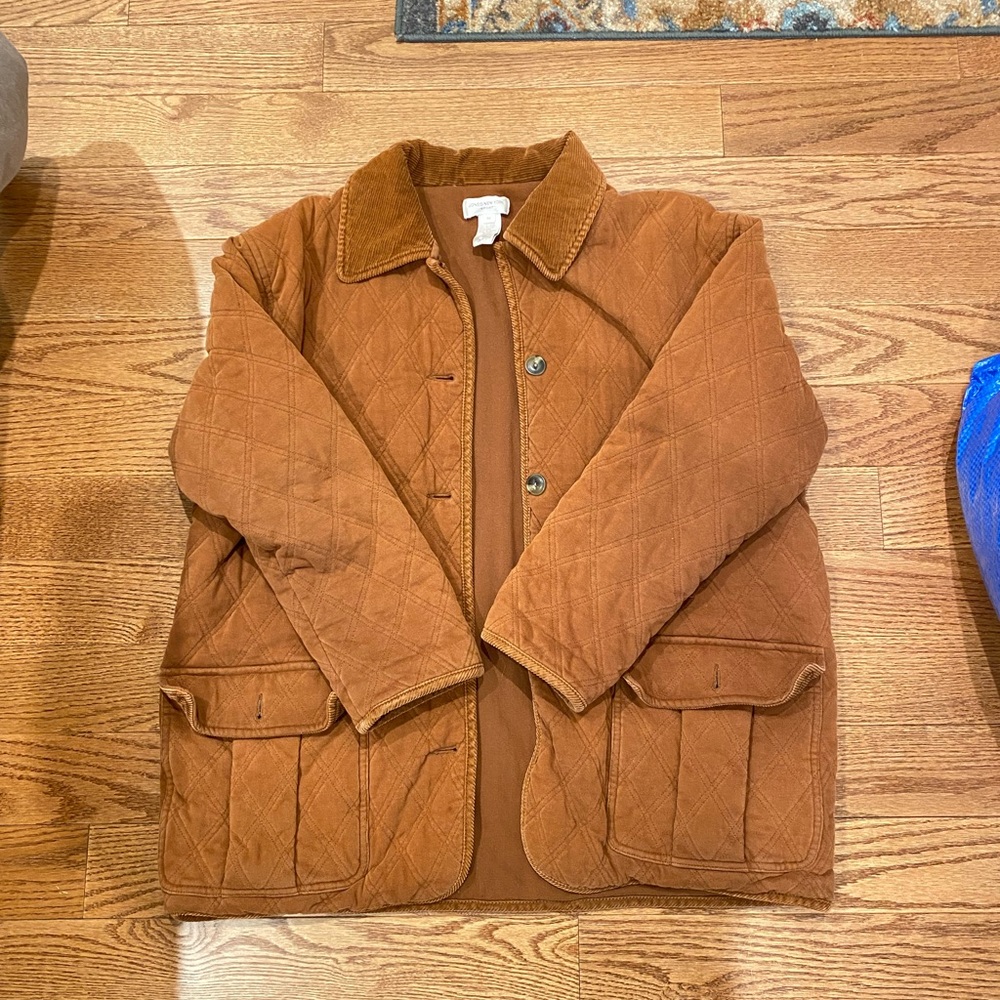 Brown Quilted Jacket